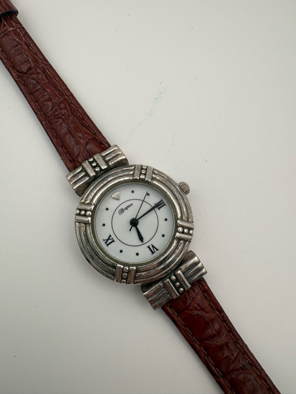 Brighton “Manhattan” Reversible‎ Black/Brown Band Women’s Watch (For Parts!)